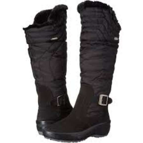 pajar Natasha Faux-Fur Waterproof Winte Black Boot - Picture 1 of 16